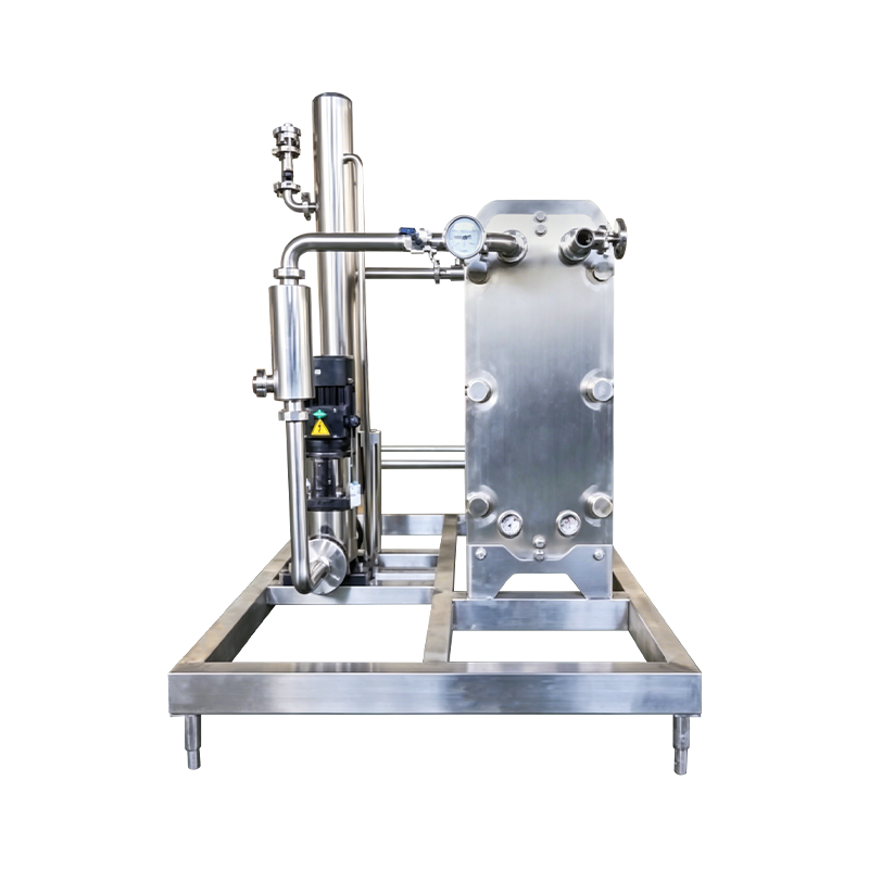Unidade completa de pasteurização por placas